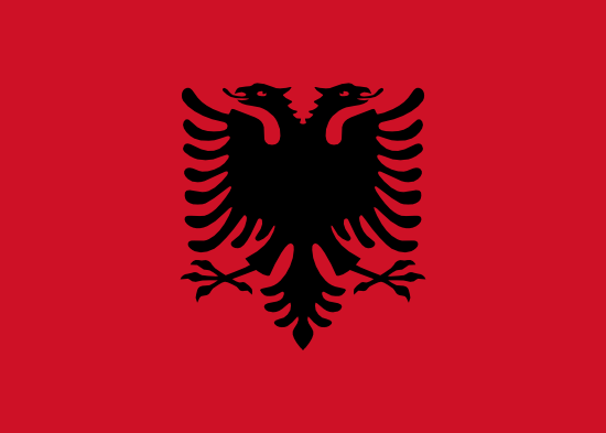 Albánsko Kvíz vlajky - klocher.sk